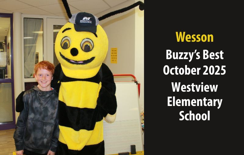 Wesson: Buzzy's Best October 2025. Westview Elementary School.