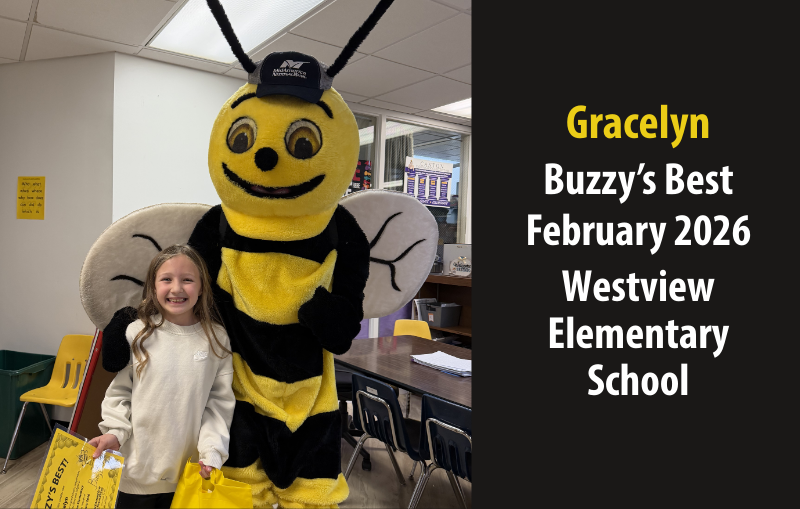 gracelyn buzzy's best february 2026 westview elementary school