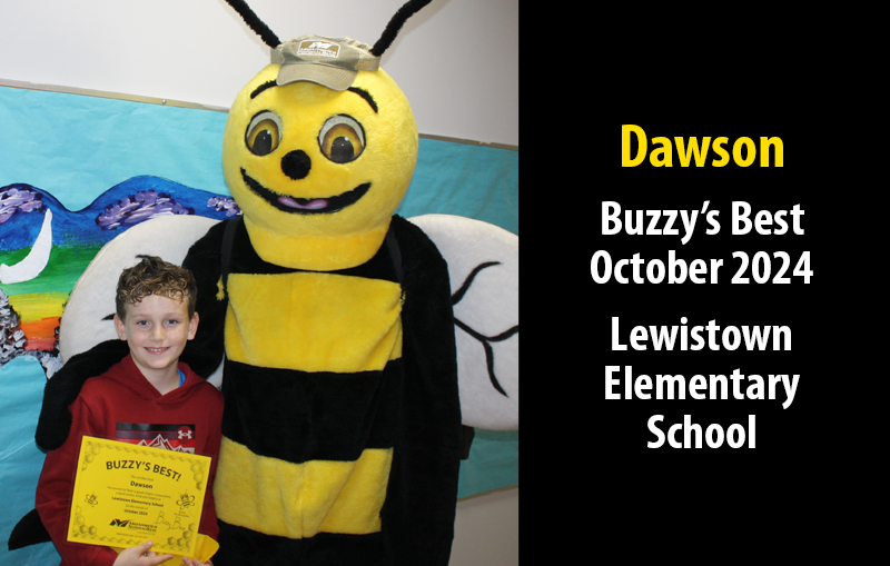 Dawson Buzzy's Best October 2024 Lewistown Elementary School