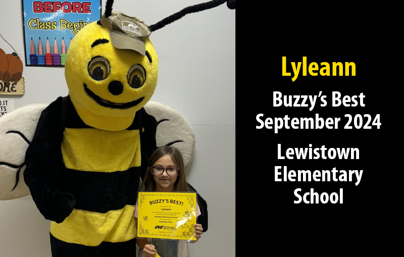 Lyleann Buzzy's Best September 2024 Lewistown Elementary School